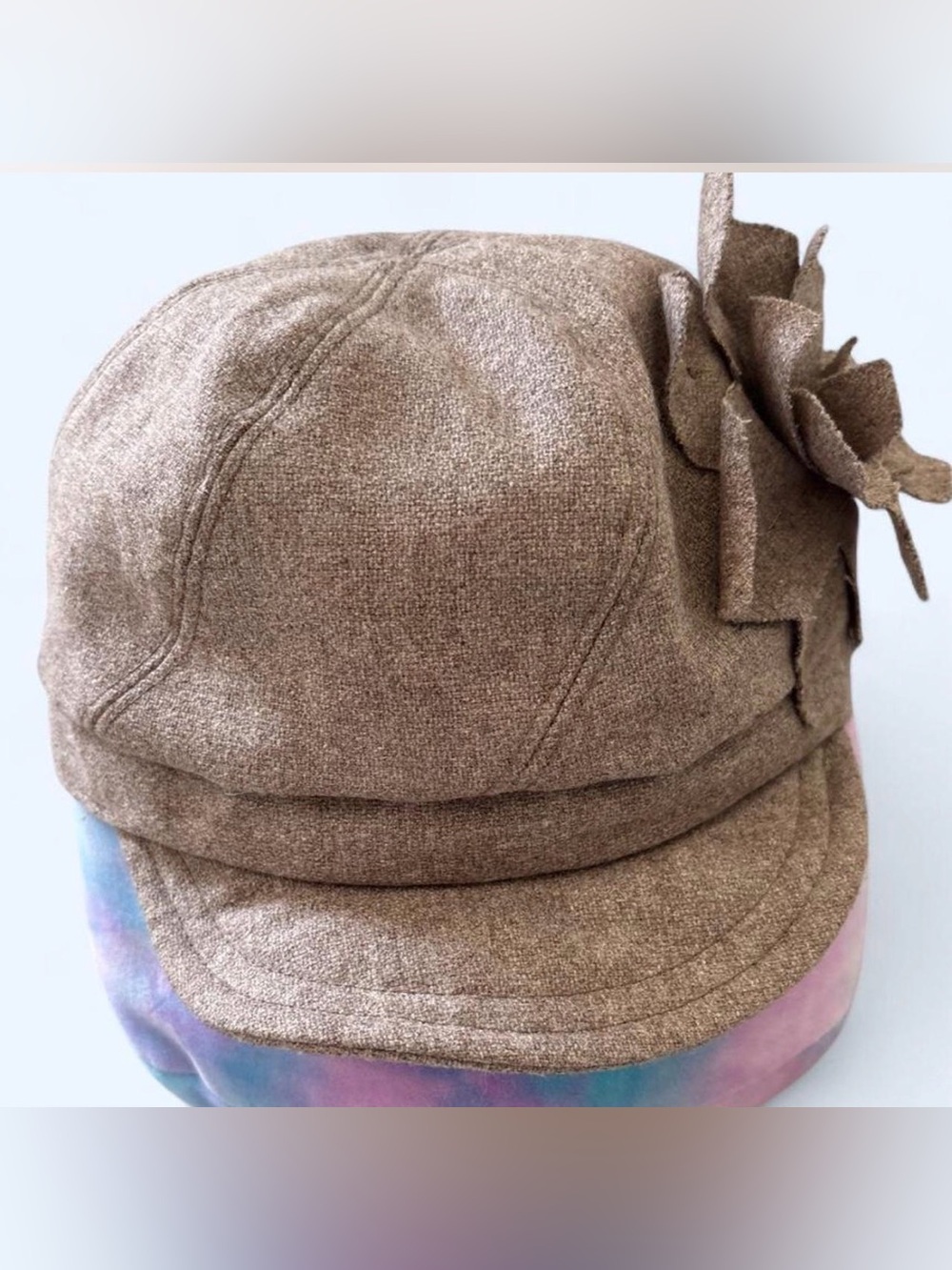 United Colors Of Benetton Brown Flower Cadet Cap Size S